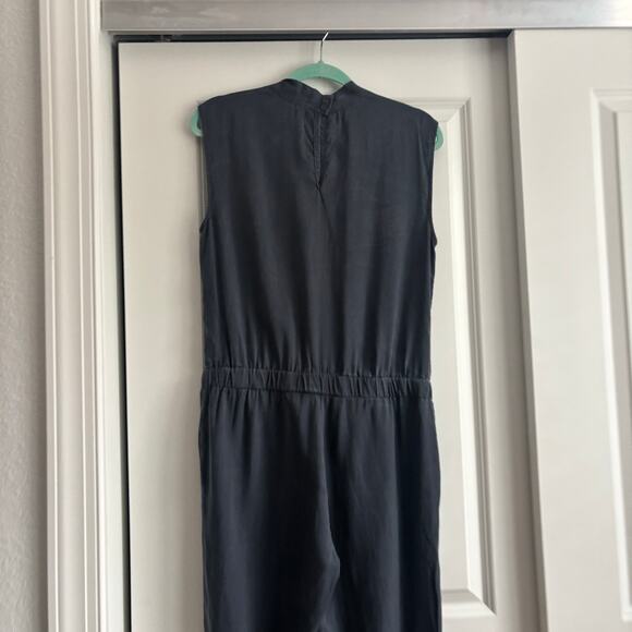 Cloth & Stone Anthro Tencel Jumpsuit Tie Waist Sleeveless Drawstring Jogger M - Picture 11 of 16